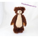 Peluche ours SMALL FOOT COMPANY marron beige 28 cm