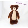 Peluche ours SMALL FOOT COMPANY marron beige 28 cm