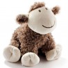 Plush sheep Nature Frisian and Brown finds white curly sitting 25 cm
