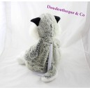 Gefüllte husky Hund RODADOU schwarz weiß graue wolf 40 cm