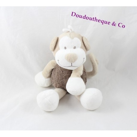 Plüsch Affe NOUKIE Bonos Bill und Bono braun Beige Affe 30 cm Plüsch Affe NOUKIE Bonos Bill und Bono braun Beige Affe 30 cm