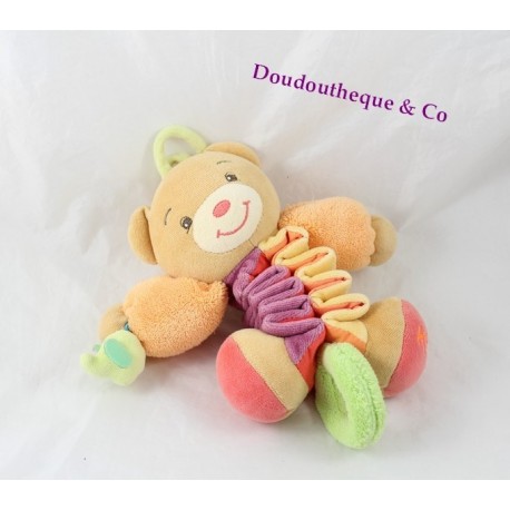 Teddy musical bear KALOO Zig Music Pop stretch orange purple