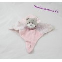 Flache Doudou NOUKIE tragen Violettes Rosa Lila Krawatte Schnuller Puppe 30 cm