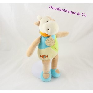 Kuh Doudou DOUDOU und grünen Stickerei Firma candy 26 cm