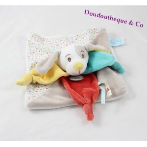 Doudou plat Chien diablotin BABY NAT BN922