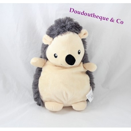 Peluche hérisson SANODIANE bouillotte douceur poche dos 30 cm - SOS