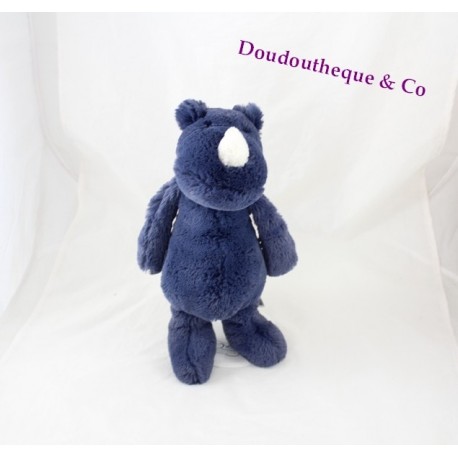 Stuffed rhinoceros JELLYCAT London Blue Navy 29 cm