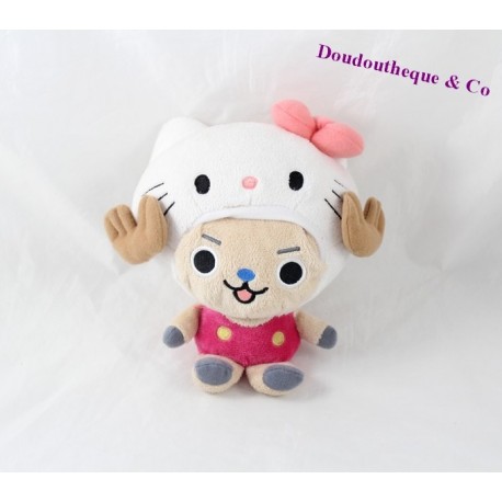 Peluche Hello Kitty BANDAI One Piece Chopper X 20 cm