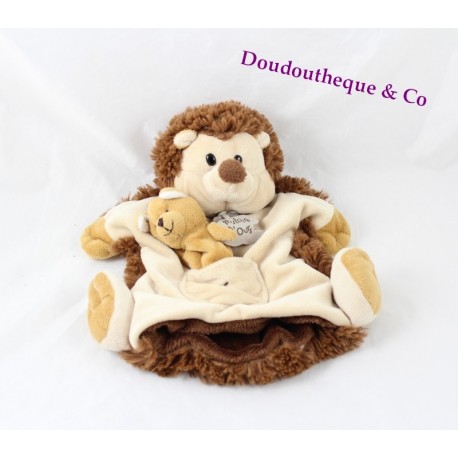 Doudou marionnette hérisson HISTOIRE D'OURS renard marionnette à doigt