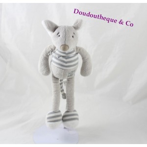 BUROMAC BABY FOLLY graues Maus-Kuscheltier 25 cm