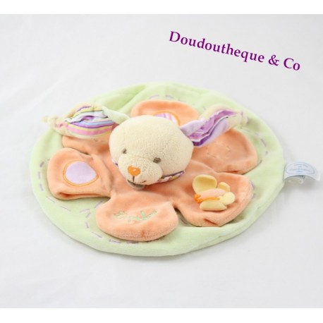 Doudou Loupichou Bunny BLANKIE and company round 22 cm dish