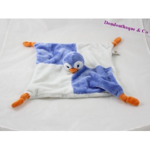 Flacher Pinguin Kuscheltier LASCAR PLUSH blau weiß 28 cm