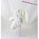Plush musical CHEEKBONE cushion white 26 cm baby rabbit