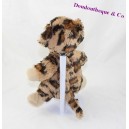Doudou leopardo creaciones DANI marrón blanco 24 cm