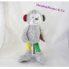 Scimmia di peluche grigio stelle SIMBA TOYS Youmi etichetta Nicotoy 35 cm
