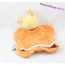 Doudou puppet bee a dream baby orange yellow red 20 cm
