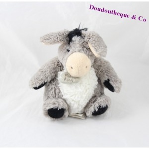 DouDou asino grigio bianco orso storia HO2192 19 cm