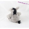 Doudou donkey gray White bear story HO2192 19 cm