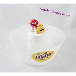 Advertising M & m's Bowl red and yellow plastic 20 cm