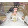 Kleid Puppe Barbie Sissi Empress MATTEL Sissy weiß und gold