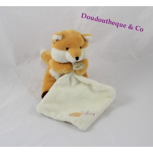 Doudou Fox BABY orange handkerchief NAT