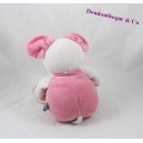 Plush mouse pink candy CANE