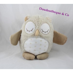 Doudou Nighty Night Owl klingt schön CLOUD B Eule Beige Baby beruhigen