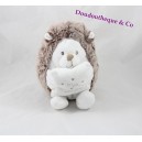 Plush musical Hedgehog TEX BABY brown white 20 cm