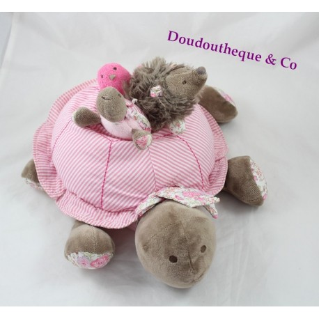 Peluche tortue JACADI d'activités Promenade au parc Liberty 35 cm