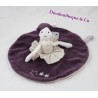 Doudou flachen Puppe MOULIN ROTY Liebe und Celeste Tänzerin grau violett