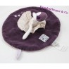 Doudou flachen Puppe MOULIN ROTY Liebe und Celeste Tänzerin grau violett