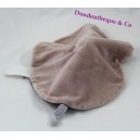 Doudou flachen Puppe MOULIN ROTY Liebe und Celeste Tänzerin grau violett