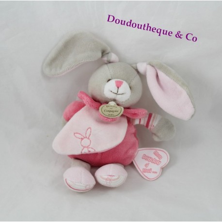 Mini Célestine DOUDOU Plüschhase und Unternehmen stieg meine Kuscheldecke für mich 18 cm