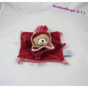 Bär flach Doudou DOUDOU und rote Unternehmen stieg 16 cm