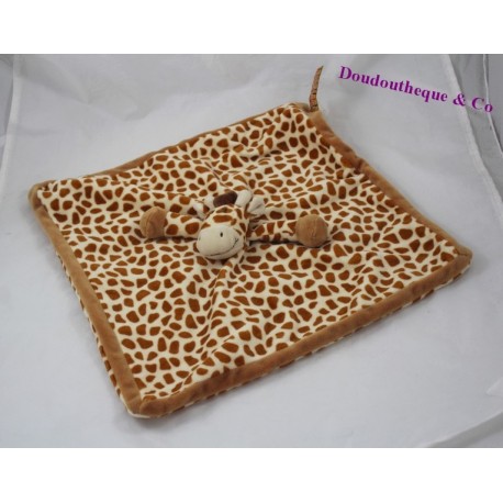 Doudou Giraffe flache DIINGLISAR WILD braun Beige Aufgaben 34 cm Doudou Giraffe flache DIINGLISAR WILD braun Beige Aufgaben 34 cm