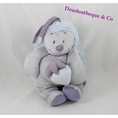 Musicale di peluche di Hedgehog NOUKIE Merlin Arthur e Merlin 25 riccio cm blu Musicale di peluche di Hedgehog NOUKIE Merlin Arthur e Merlin 25 riccio cm blu