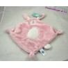 Doudou conejo TEX bebé rosa oval blanco diamante 38 cm