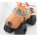 Peluche chien Scooby Doo MONSTER JAM camion Monster truck marron toile 38 cm