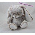Plush rabbit TEX mottled Brown BABY sitting crossroads 20 cm