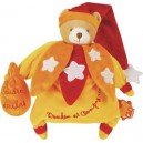 El oso de marionetadou DOUDOU Y EL búho COMPAGNIE brilla en polvo estrella DC2159
