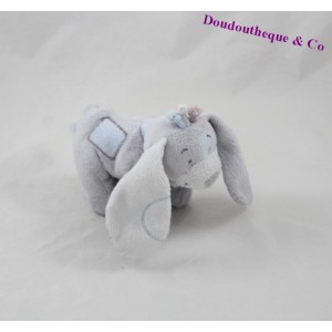 Cane di peluche NOUKIE Artù e Merlino blu e grigio 15 cm