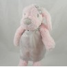Plush dog PRIMARK pink dress grey brilliant 34 cm