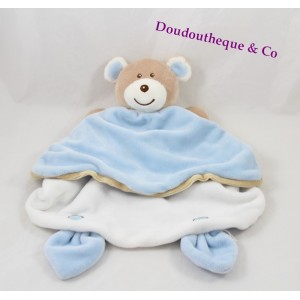 Doudou Marionette AJENA tragen blau Beige Schale