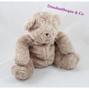 Teddy bear beige DPAM sitting of the same to the same 22 cm
