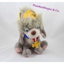 Plush dog Pooka GALOOB Anastasia dog gray Crown head 26 cm