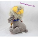 Plush dog Pooka GALOOB Anastasia dog gray Crown head 26 cm