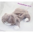 Peluche gato ETAM gama gris de pijamas doudou bouillotte 39 cm