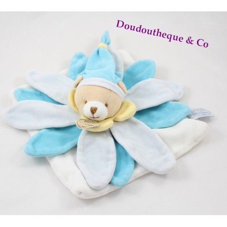 Tragen Sie flache Doudou DOUDOU und Firma Blütenblatt Blume Blau Sammler Tragen Sie flache Doudou DOUDOU und Firma Blütenblatt Blume Blau Sammler