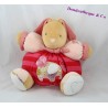 Doudou Kaninchen KALOO Bliss Budderball rosa rot floral Elefanten Glocke 30 cm