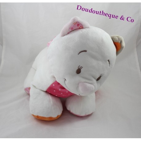 Peluche gatto NOUKIE Celia Iris e Babette bianco rosa cm 40